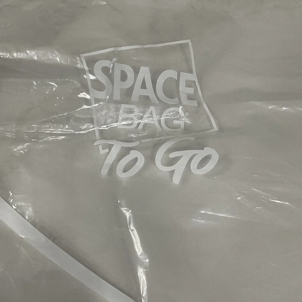 8 Ziploc SPACE BAG Vacuum Sealed Clothing Storage Bags 4 Large 1 XL 3 Suitcase